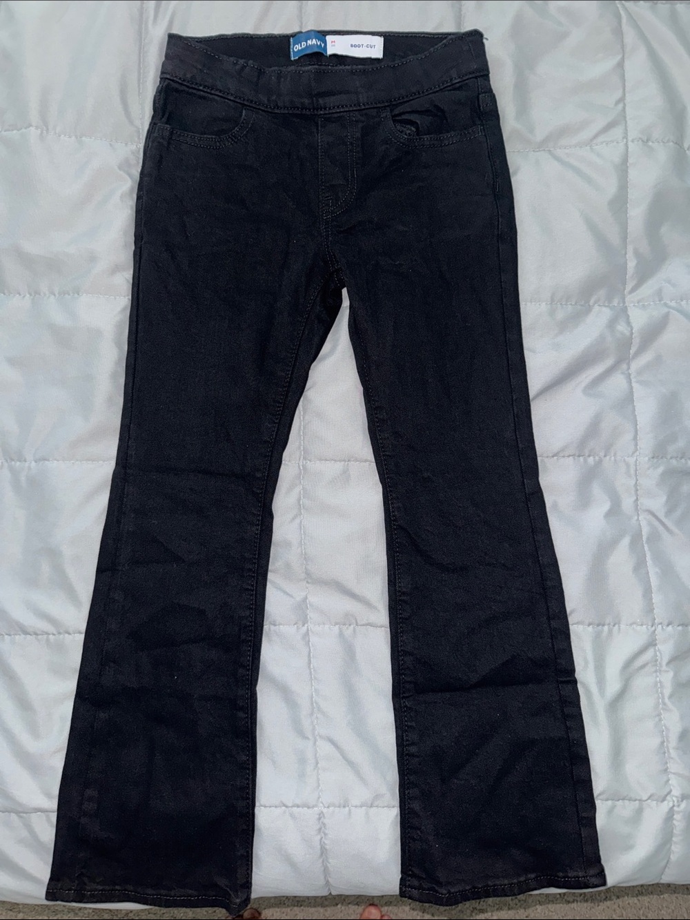 Old Navy Black Girls' Boot-Cut Jeans